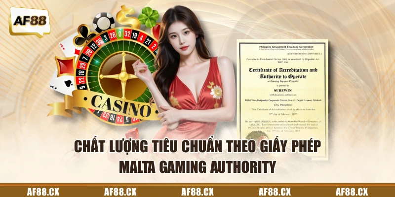 Giấy phép hoạt động Malta đáp ứng tiêu chuẩn từ châu Âu